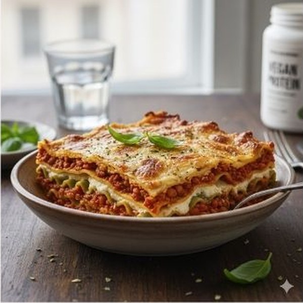 Lasagnes végétales aux lentilles